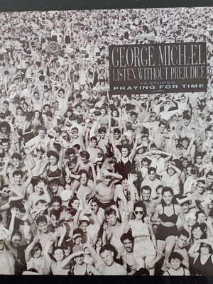Listen Without Prejudice George Michael vinyl record used, pop