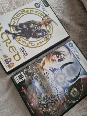 Sacred and Sacred 2 PC games like new, role playing