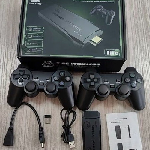 Game Stick 4K Wireless Retro Console Lite with 2 Controllers and 10000+ Games