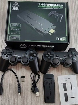 Game Stick 4K Wireless Retro Console Lite with 2 Controllers and 10000+ Games