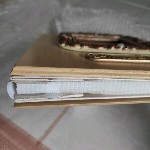 Vintage wooden handmade photo album brand new