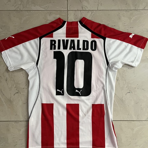 Rivaldo Olympiacos Jersey used, authentic, size Small