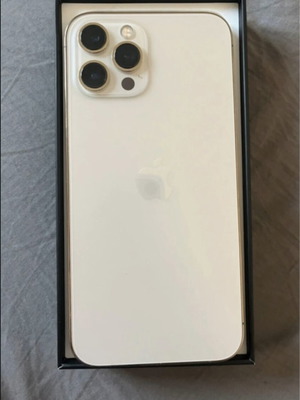 IPhone 12 Pro Max 256 GB Gold like new, with charging cable and box