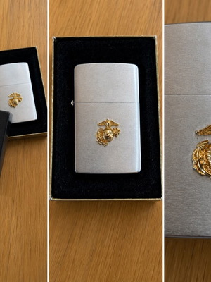Zippo запалка Marine Corps колекционерска като нова с кутия