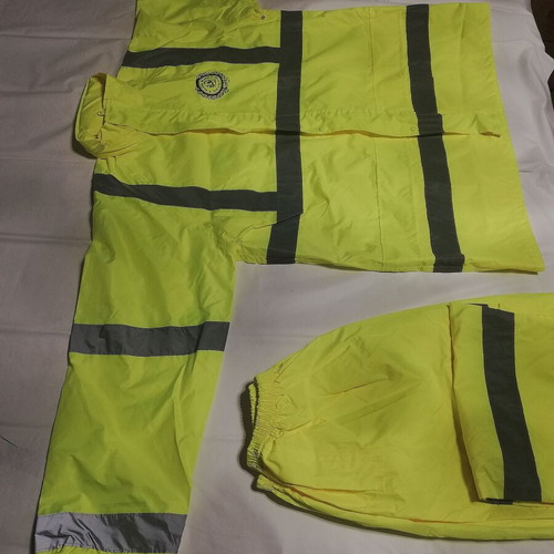 Satexo workwear set new, waterproof with reflective stripes, size 2XL