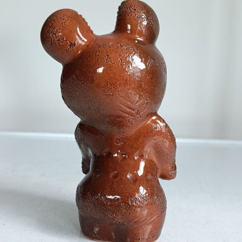 Misha Bear Porcelain Figurine like new, 1980 Moscow Olympics symbol
