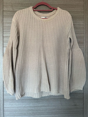 Cotton knit Amuse Society size S like new, gray and beige