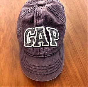 GAP μπλε παιδικό καπέλα baseball cap σε νουμερο 2-4 ετών.