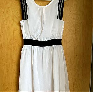 λευκό  μαύρο φόρεμα bsb medium