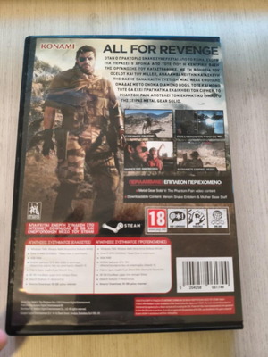 Metal Gear Solid V The Phantom Pain PC like new