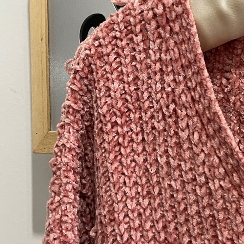 Stradivarius blouse used, size S, pink, loose fit