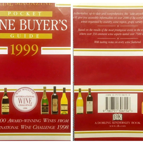 Wine Magazine Pocket Wine Buyer's Guide 1999 like new