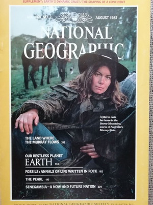 Περιοδικό National Geographic Αύγουστος 1985 σαν καινούργιο, αγγλικής έκδοσης