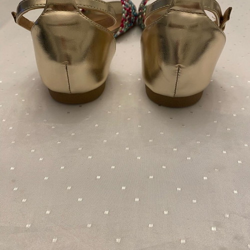 Bellamica low sandals new, multicolor with gold details