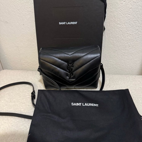 YSL Lou Lou crossbody bag like new, authentic black