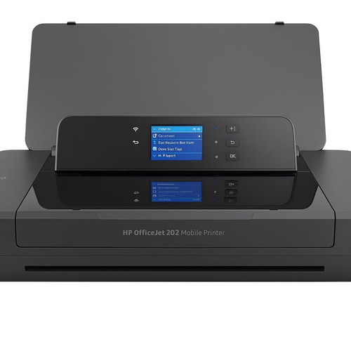 HP OfficeJet 202 portable printer in excellent condition with battery