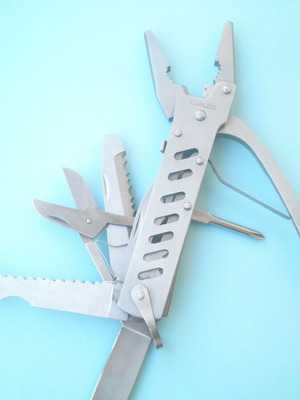 Multitool with belt sheath