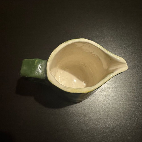 Handmade ceramic small pitcher new
