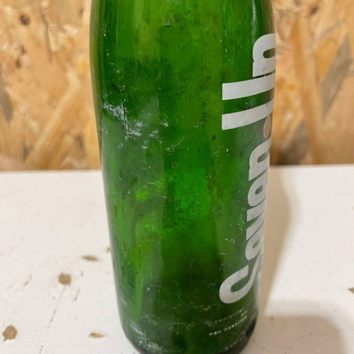 7UP Seven Up vintage glass bottle used
