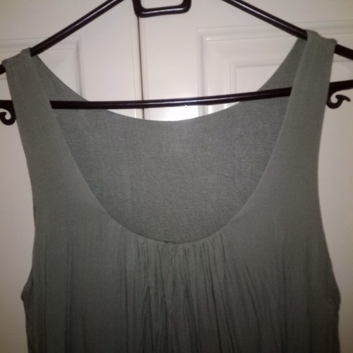 Only dress, green, cotton, size L/XL