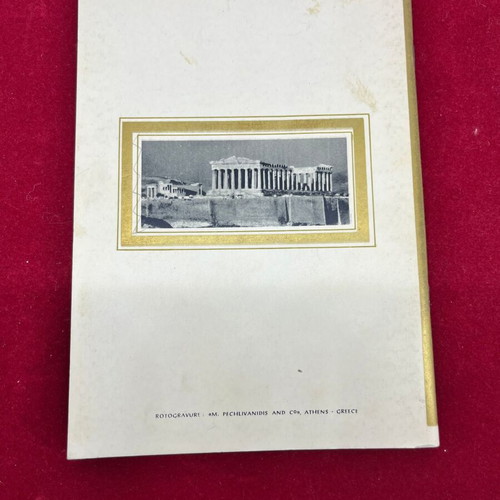 Vintage Greece travel guide 1960 like new, English