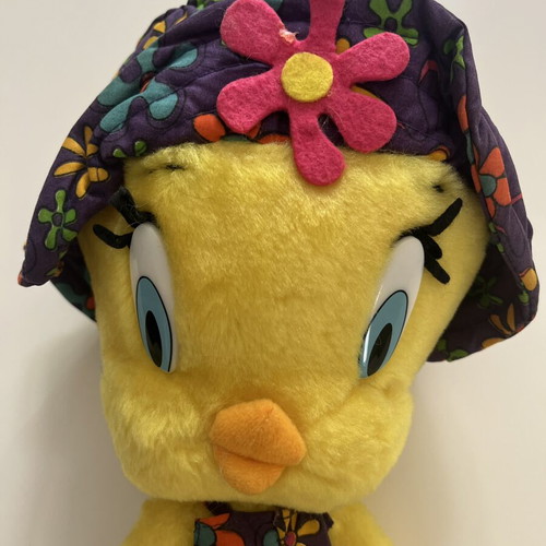 Tweety Bird plush collectible like new, floral hippie style