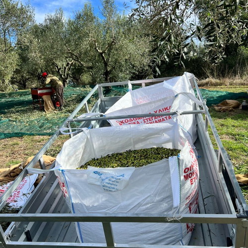 Τρέιλερ εισαγωγής σαν καινούργιο με άξονα 1000 κιλά, φρένα και μουσαμά