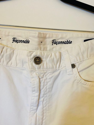 Faconnable Jeans ανδρικό λευκό regular fit μέγεθος L σαν καινούργιο