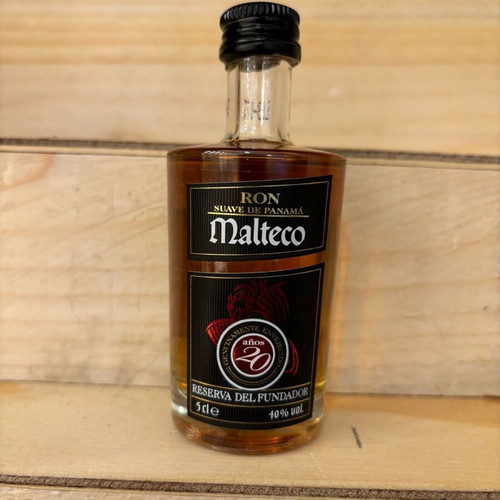 Malteco rum miniatures set of 4 50ml new, 10-25 years