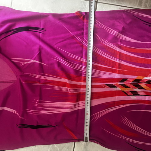 Sleeveless dress fuchsia pattern size M like new