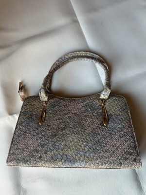 Gray handbag like new 34x20cm