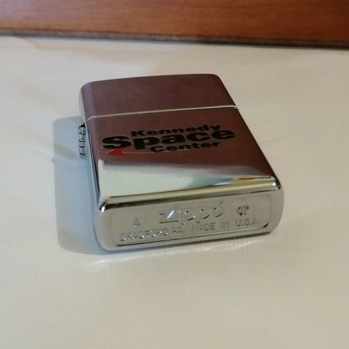Zippo lighter used with Kennedy Space Center logo