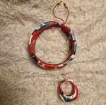 Bracelet and ring set new, handmade