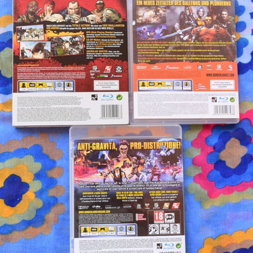 Borderlands Triple Pack PS3 like new, action RPG shooter