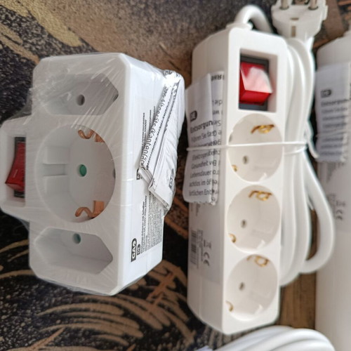 German original power strips and extension cord set of 4
