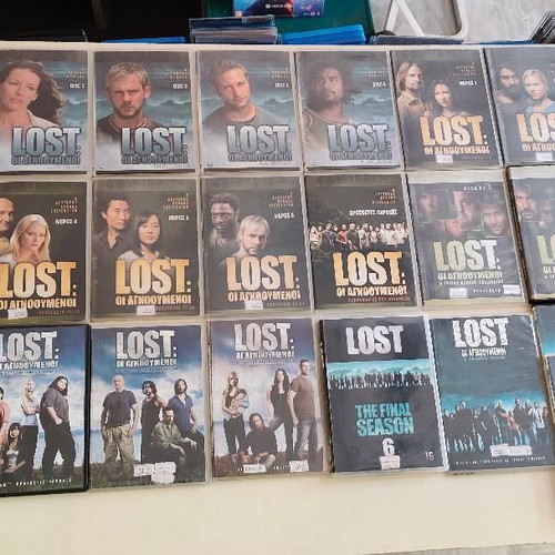Lost complete DVD series with Greek subtitles