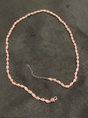 NotForHer Freshwater Pearls Fino Riso Necklace 45-50cm