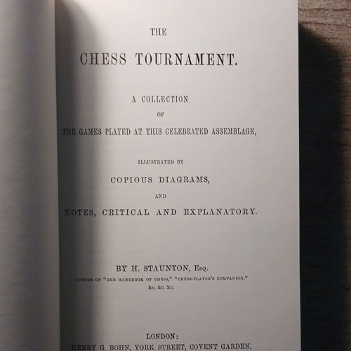 The Chess Tournament book