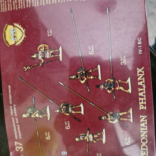 Macedonian Phalanx model kit new with plastic wrap