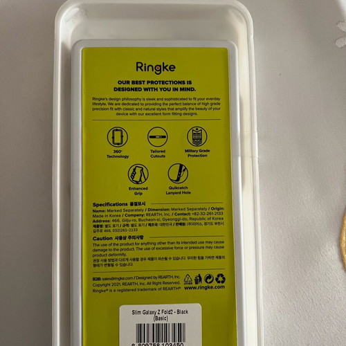 Galaxy Z Fold 2 Ringke case like new