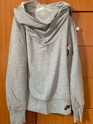 Nike hoodie size small like new, grey