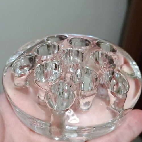 Crystal flower support base used, mini