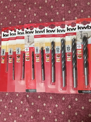 Kwb Germany Expert Wood Drill Bit Set 9 Pieces new