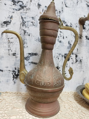 Χάλκινη κανάτα αντίκα μεταχειρισμένη, 42cm