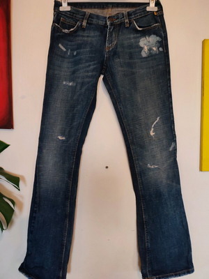 Vintage old school bootcut jeans Meltin'pot medium blue like new