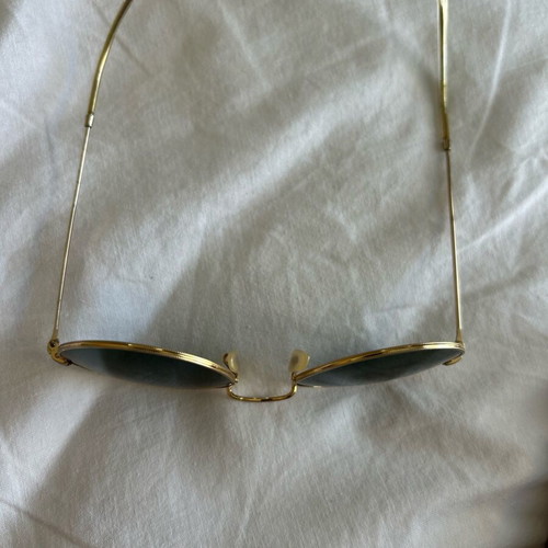 Ray-Ban sunglasses new, green with gold