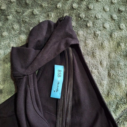 Black sleeveless turtleneck top BSB medium like new