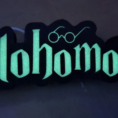 Alohomora Harry Potter lamp like new with USB and color remote