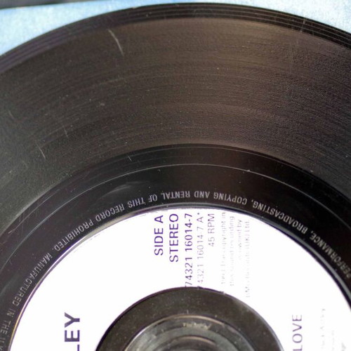 Rick Astley The Ones You Love & Stop Breaking Your Heart 7'' vinyl used, pop