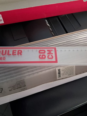 Plastic ruler set of 14, 60 cm, new